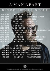 BEN OTTEWELL U.S TOUR POSTER